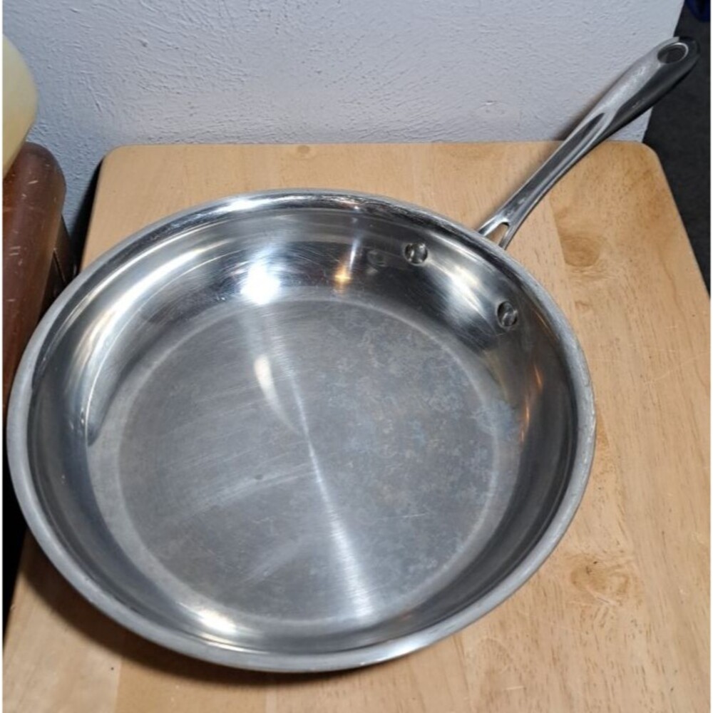 Tramontina Try-Ply Clad Stainless Steel 10-Inch Frying Pan, Skillet